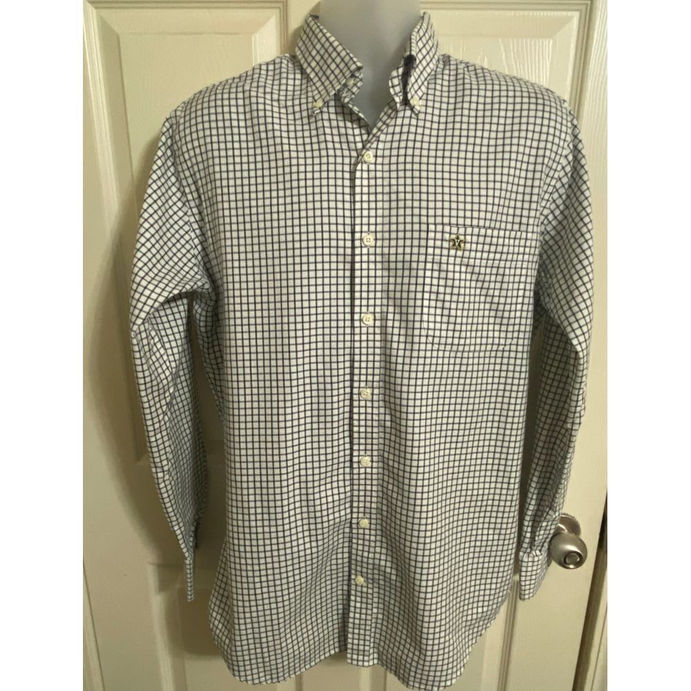Peter Millar Men's Nanoluxe Classic Windowpane Check Button-Down Dress Shirt XL